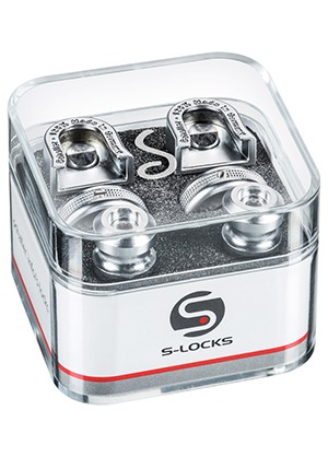 Schaller S-Locks Satin Chrome 쉘러 에스락스 스트랩락 무광 크롬 (국내정식수입품)